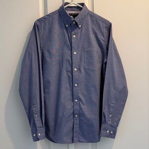 Banana Republic Men's Indigo Button-Down Shirt, Size S, Cotton